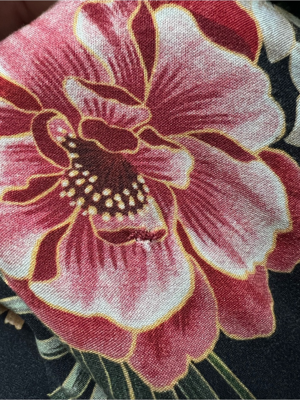 Farm Rio Floral on Black Drop Waist Maxi Skirt - Picture 8 of 8